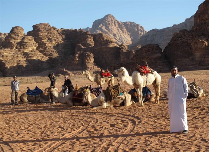 Beduínos en Wadi Rum