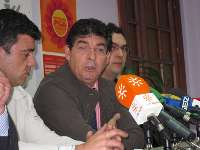 El coordinador general de IU en Andalucía, Diego Valderas