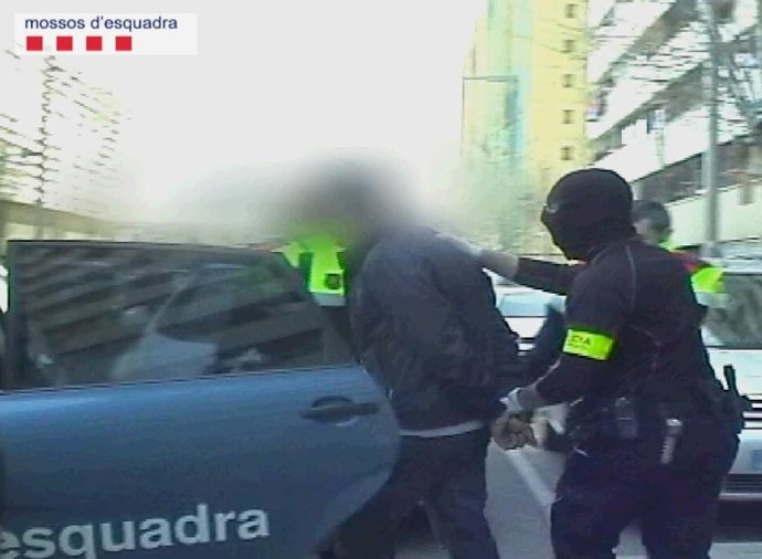 Uno de los arrestos en la operación