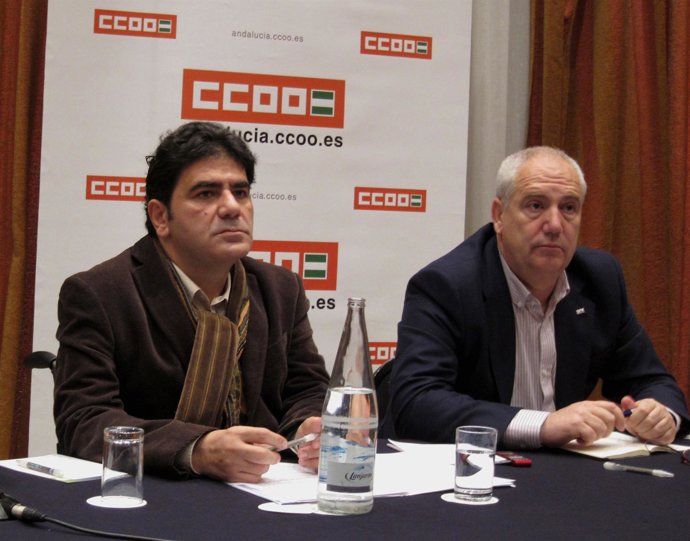 El director general de personas con discapacidad de la Junta, Gonzalo Rivas, y e