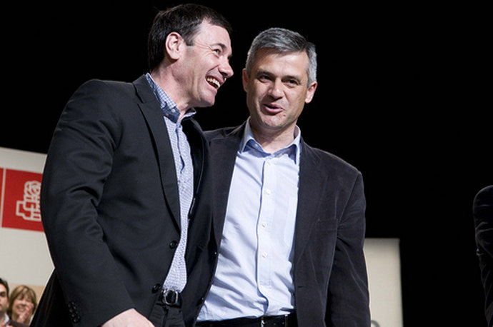 David Lucas y Tomás Gómez