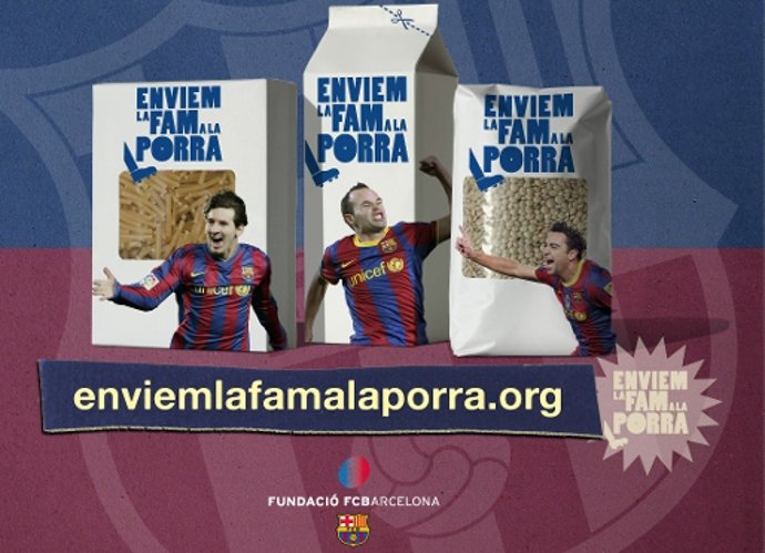Campaña 'Enviem la fam a la porra'
