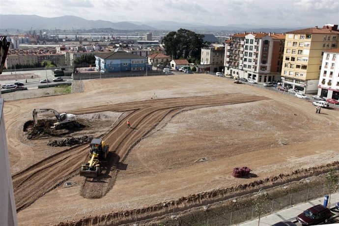 Obras aparcamiento Prisión Provincial