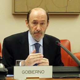 Primer plano de Alfredo pérez Rubalcaba