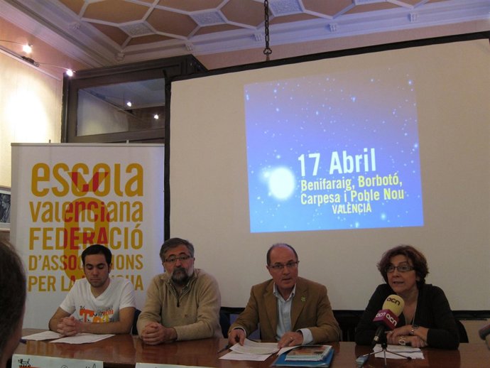 Presentación de las Trobades en valencià 2011