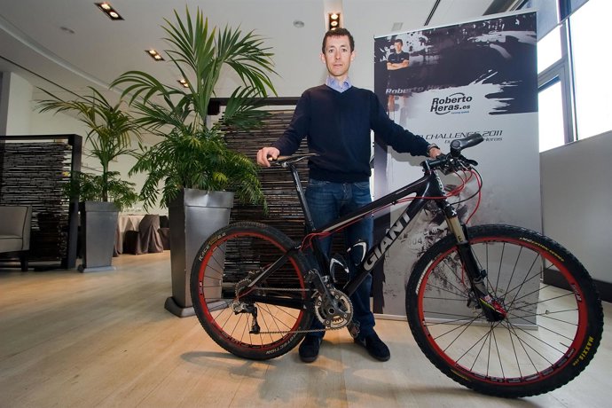 Roberto Heras y su BTT de competición