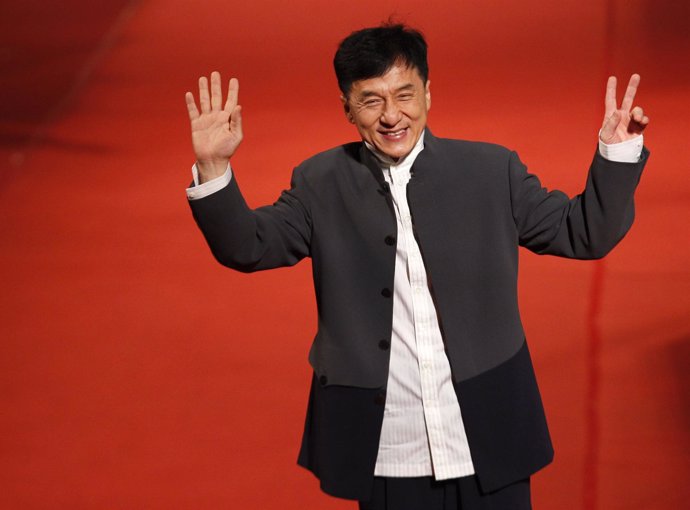 El actor histriónico Jackie Chan