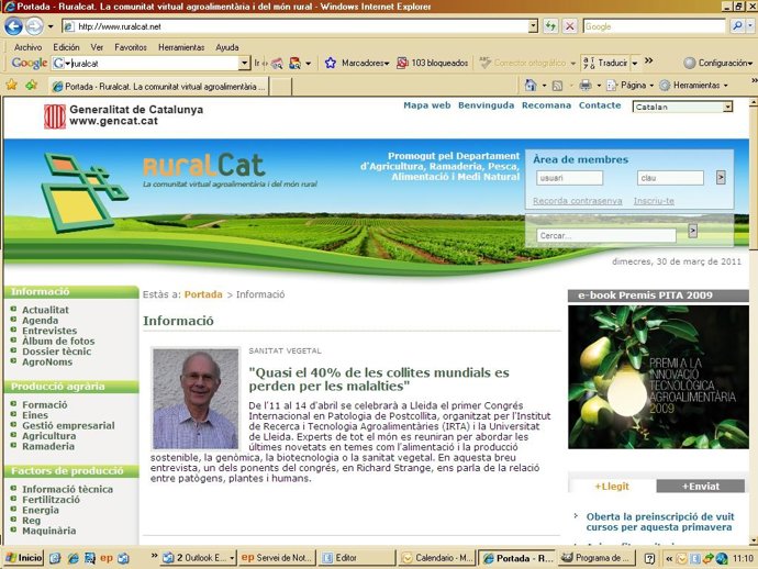 Portal Ruralcat de la Generalitat de Catalunya