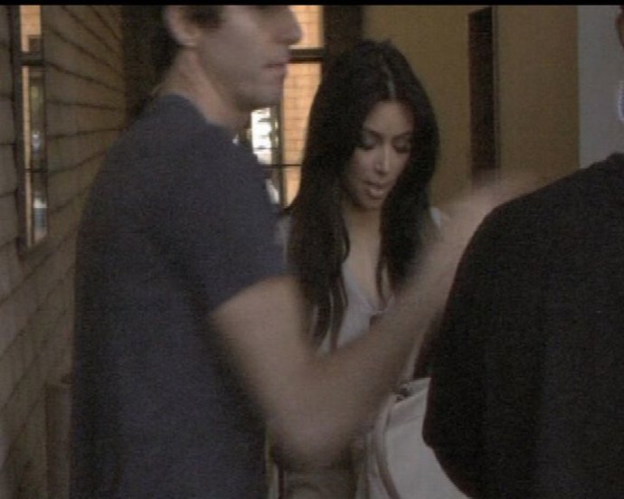 Kim Kardashian filma escenas de alto secreto