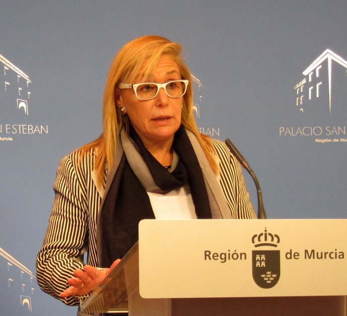 La consejera de Presidencia del Gobierno murciano, María Pedro Reverte