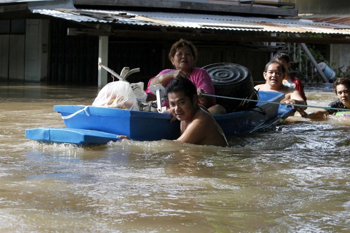 Inundaciones en Tailandia