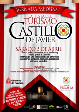 Cartel anunciador de la Jornada Medieval en Javier.