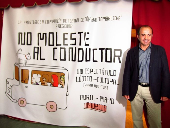 Pedro López con su espectáculo 'No moleste al conductor'