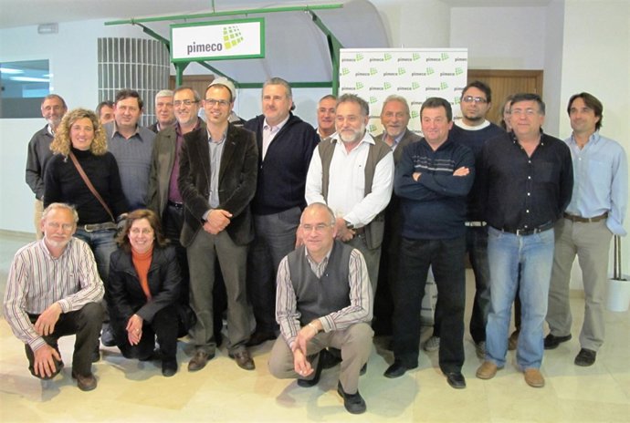 Biel Barceló y representantes de Pimeco