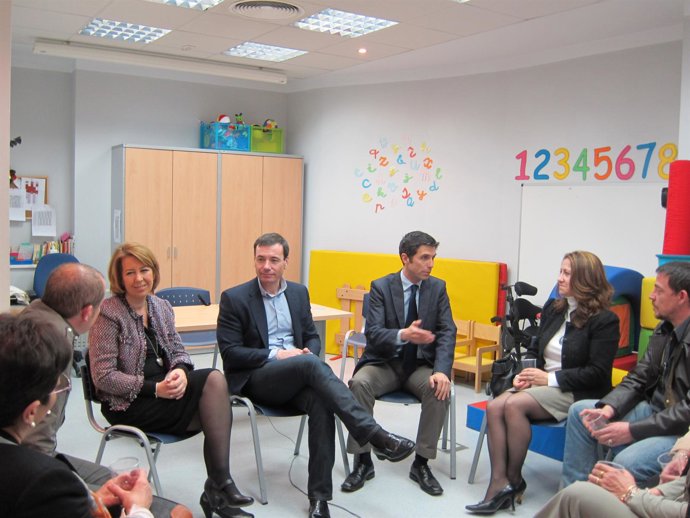 Gómez en una visita a Alcalá de Henares