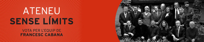Candidatura de la nueva junta directiva del Ateneu Barcelonès