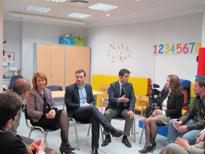 Gómez en una visita a Alcalá de Henares