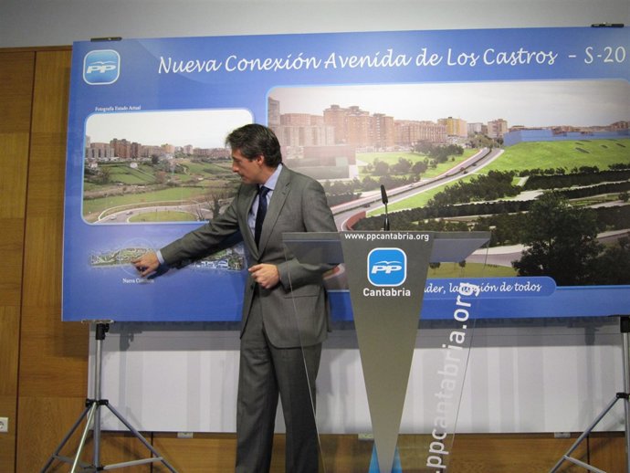 El alcalde de Santander, Íñigo de la Serna, presenta la nueva conexión Los Castr