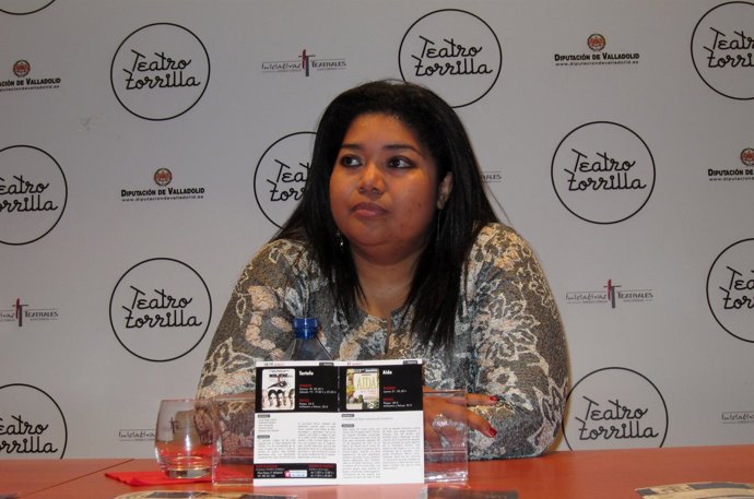 La soprano Lucrecia García en la presentación de Aida 