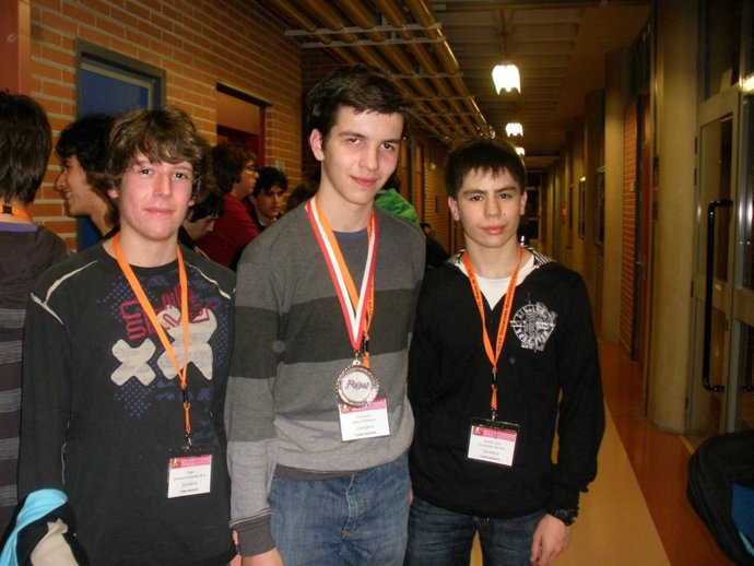 Ganadores de la Olimpiada de Matemática.