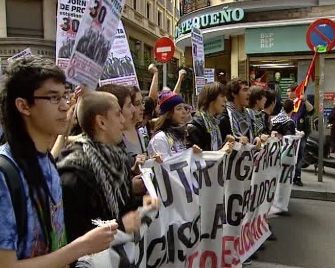 Manifestación de estudiantes