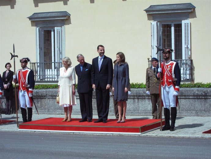 Camila Windsor, Carlos de Inglaterra y los Príncipes de Asturias