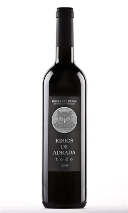 El Vino Kirios de Adrada Todo, que se degustará en la cata.
