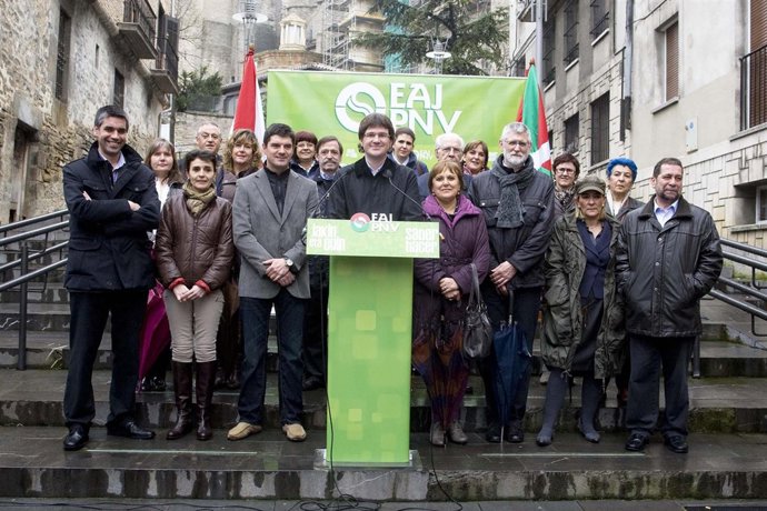 PRESENTACION DE LA LISTA DE GORKA URTARAN PARA EL AYUNTAMIENTO