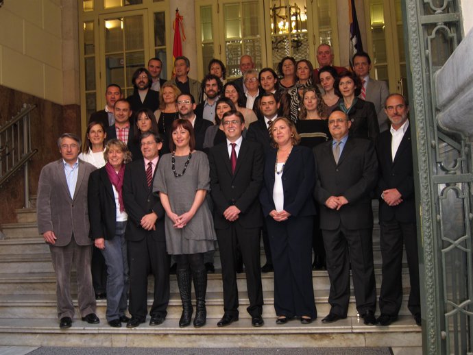 Antich con candidatos al Parlament