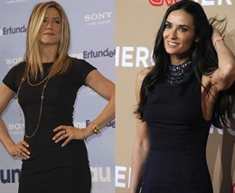 Montaje, Demi Moore y Jennifer Aniston