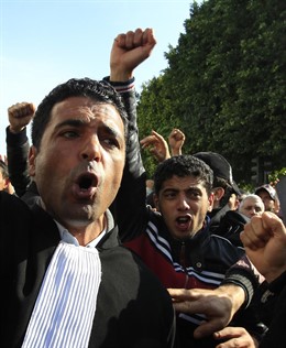 Protestas en Túnez