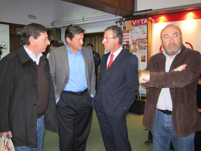 Eduardo Donaire, Javier Fernández, José Antonio Alonso y Pedro García.