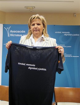 La presidenta de la AVT, Ángeles Pedraza