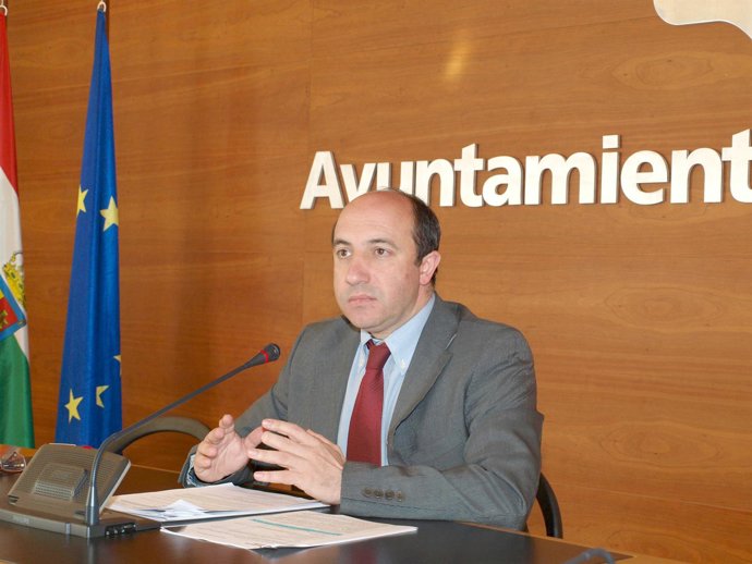 Vicente Urquía, portavoz del Ayuntamiento de Logroño