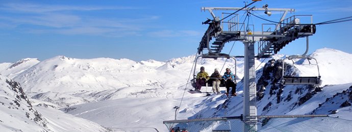 Estación de esquí de San Isidro (León).