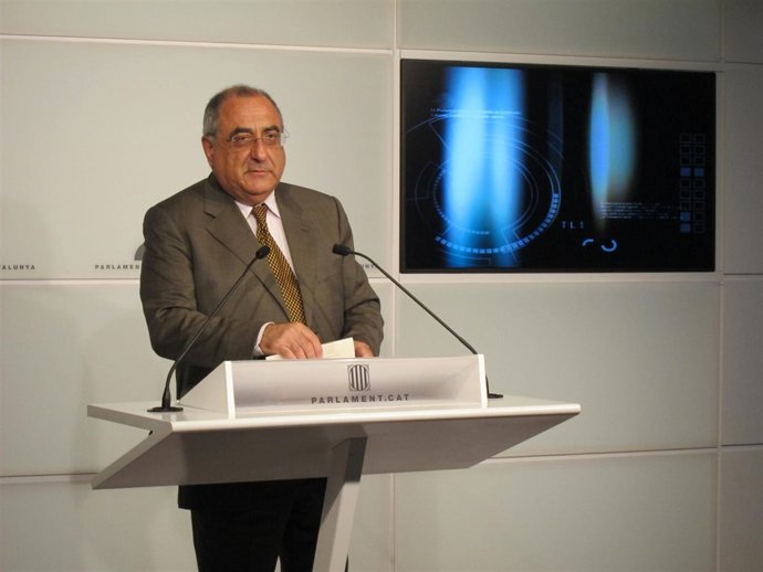 Joaquim Nadal en el Parlament