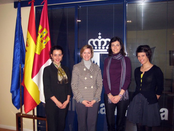 Arújo en la Oficina de C-LM en Bruselas