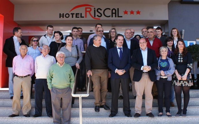 Carlos Iturgaiz, con el PP de Puerto Lumbreras