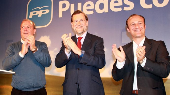 Monago, Rajoy y García Lobato