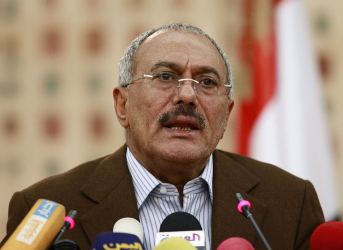 Imagen del presidente de Yemen, Alí Abdulá Salé