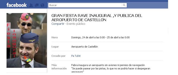 Grupo Facebook rave Castellón