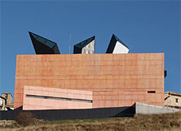 Vista exterior del Museo Jorge Oteiza en Alzuza. 