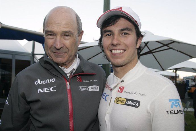 Peter Sauber y Sergio Pérez