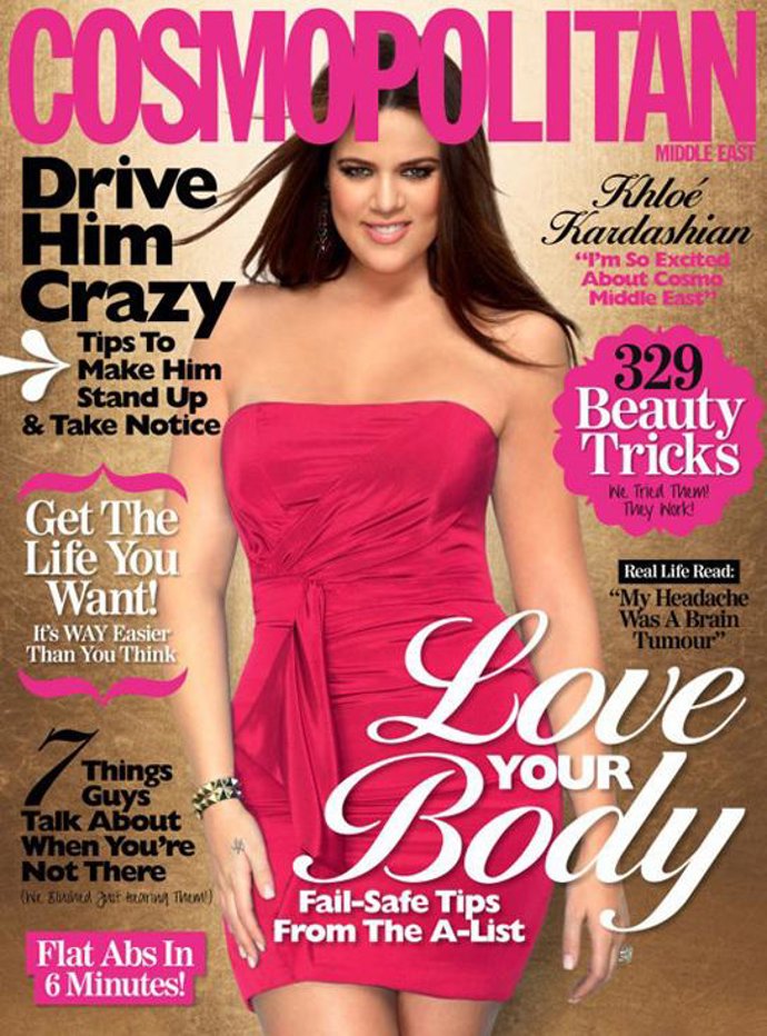 Khloe Kardashian para Cosmopolitan, edición Oriente Medio