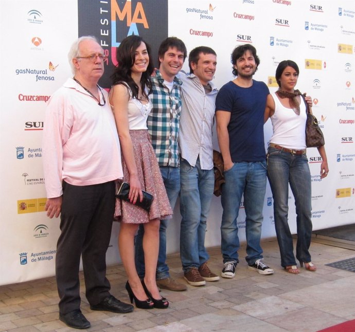 Actores, director y productor de la película 'Arriya' Festival de Málaga Cine Es