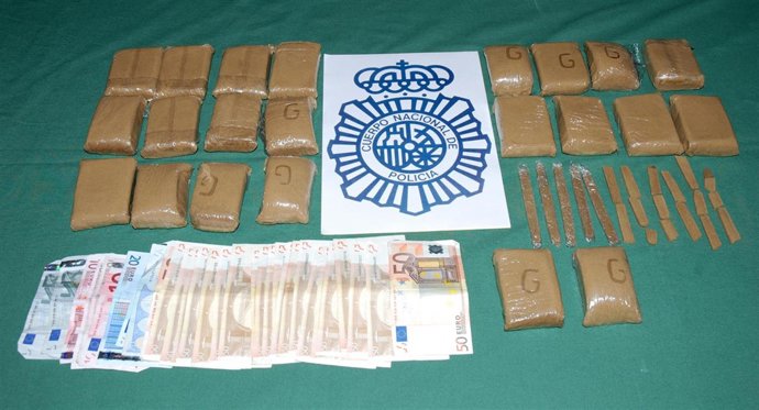 Imagen del material intervenido