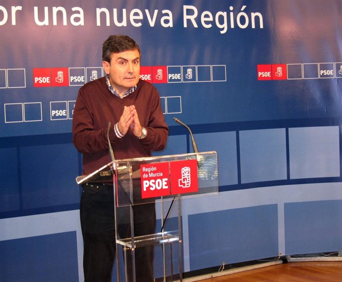El secretario general del PSRM, Pedro Saura