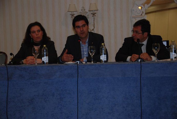 Ramón Díaz Farías junto a Yáñez y Pacheco en un momento de la jornada