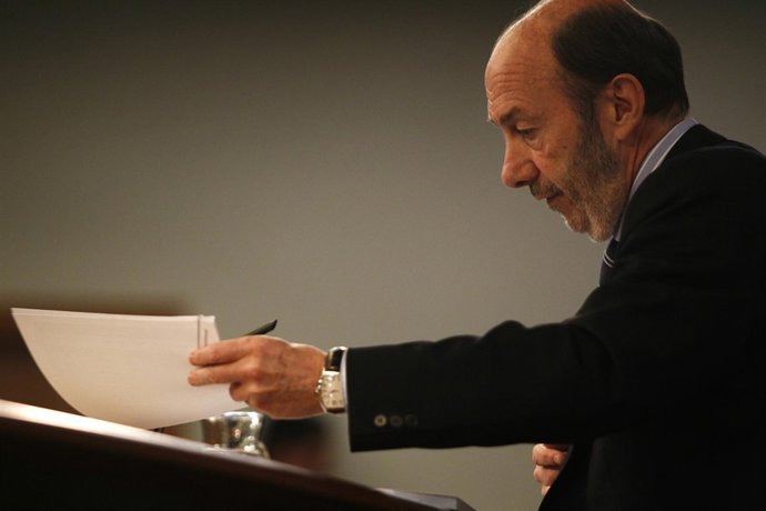 Alfredo Pérez Rubalcaba, en el Consejo