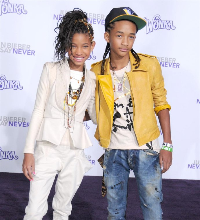 Los hermanos Willow y Jaden Smith, hijos de Will Smith